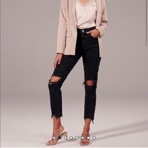 Abercrombie ulta high rise mom jeans